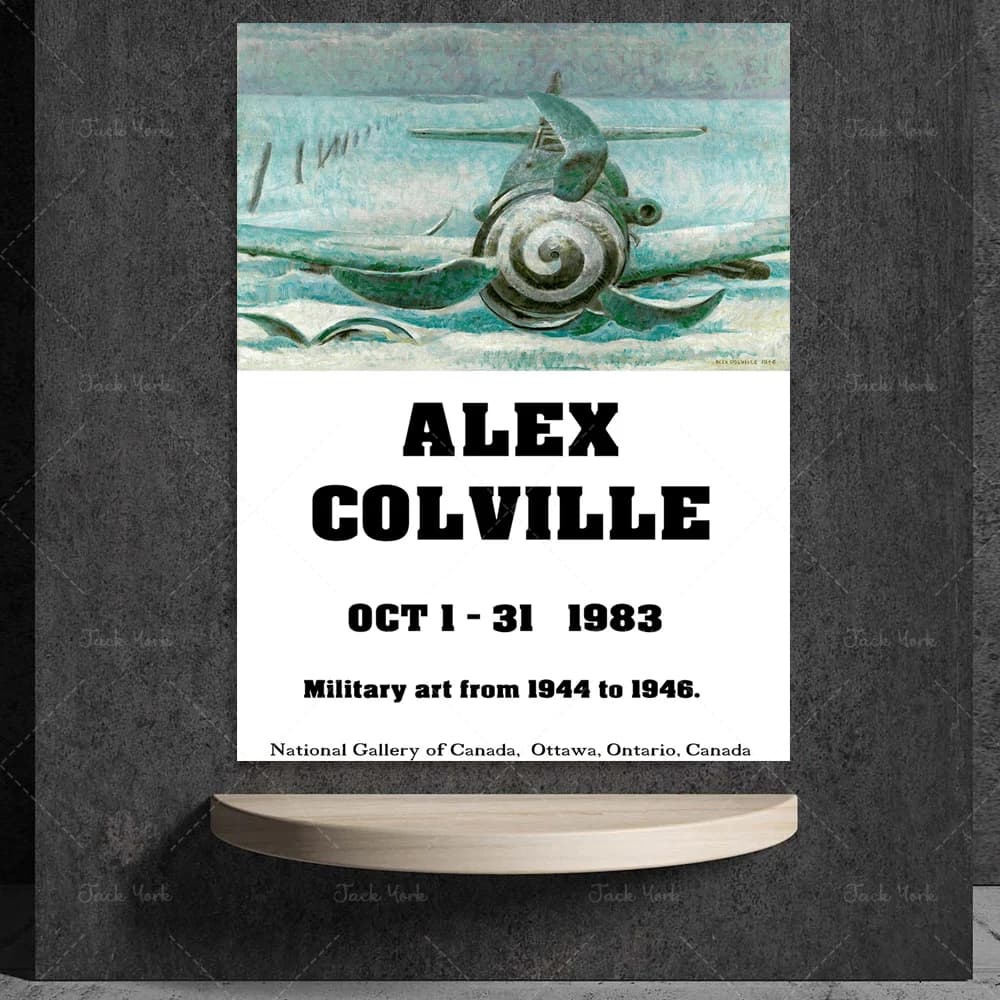 Reprint of a 1983 Vintage Canadian exhibition Poster
