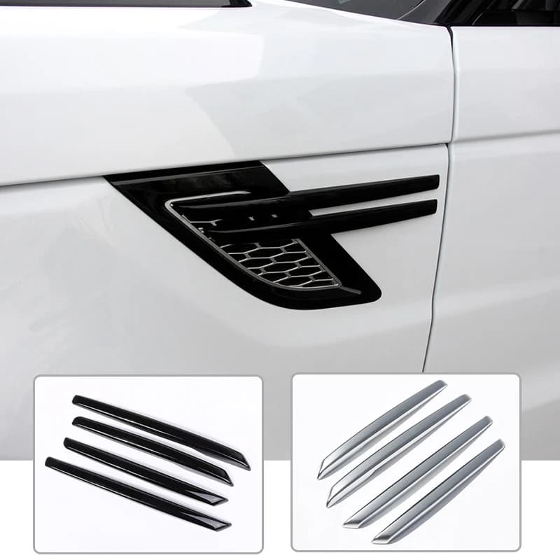 4pcs Glossy Black Side Air Vent Trim Cover Decor Fit For Land Rover Range Rover Sport 2014 2015 2016 2017 Car Accessories New