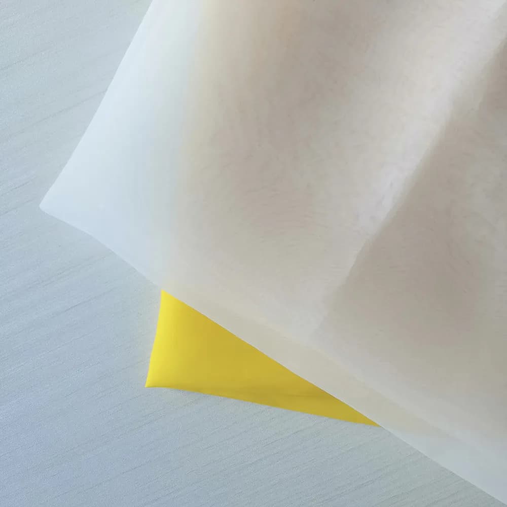 5 Meters Yellow Polyester Silk Screen Printing Mesh 127cm Width 80T/100T/120T