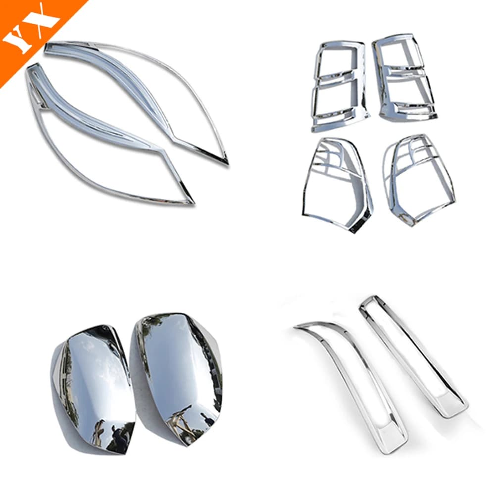 Chrome For Haval H9 2015-2022 Accessories Car Headlight Tail Light Rear Fog Light Side Door Rearview Turning Mirror Cover Frame