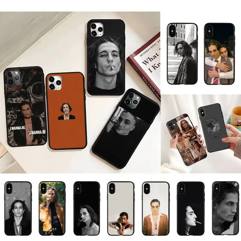 FHNBLJ Maneskin Damiano Phone Case for iPhone 11 12 13 mini pro XS MAX 8 7 6 6S Plus X 5S SE 2020 XR case