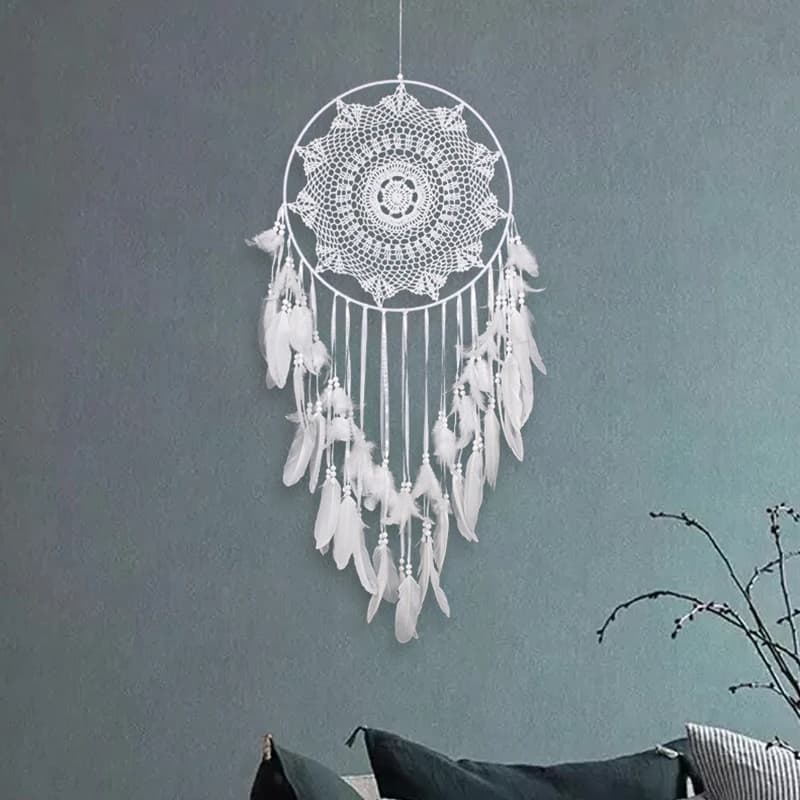 Large Dream Catcher Big Kids Room Decoration Girl nordic Decoration Home nordic Style Kids Decoration Wind Chimes dreamcatcher