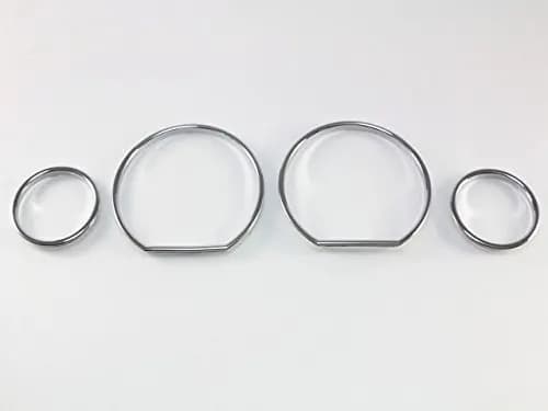 Chrome Speedometer Gauge Dial Ring Instrument Panel Ring fit for BMW E36 3 Series 92-99 models with VDO speedometer only
