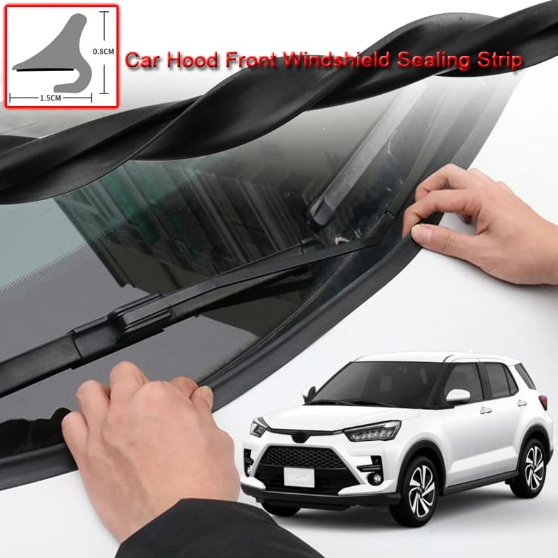For Toyota RAIZE 2020-Present Car Seal Strip Windshied Spoiler Filler Protect Edge Weatherstrip Strips Sticker Auto Accessories