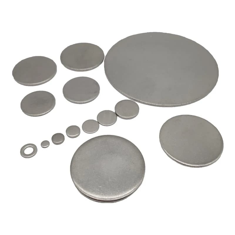 10pcs 6mm 7mm 8mm 10mm 12mm Stainless Steel Circular Plate 304 Disc Plate Circular Flat-plate Round Disk Sheet Customized