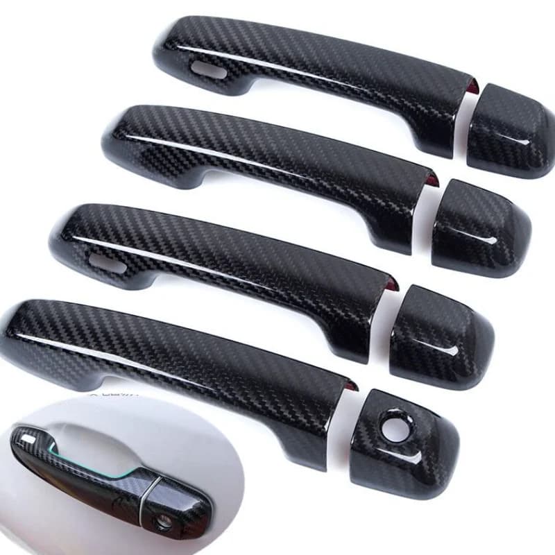 For Lexus GX GX460 2010 2011 2012 2013 2014 2015 2016 2017 Carbon Fiber Car Door Handle Cover Trim Styling Accessories