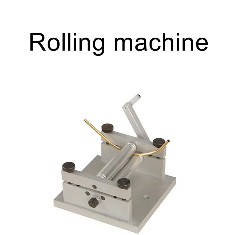Small plate rolling machine Copper sheet Zhuo stereotype DIY manual tool model making rolling machine