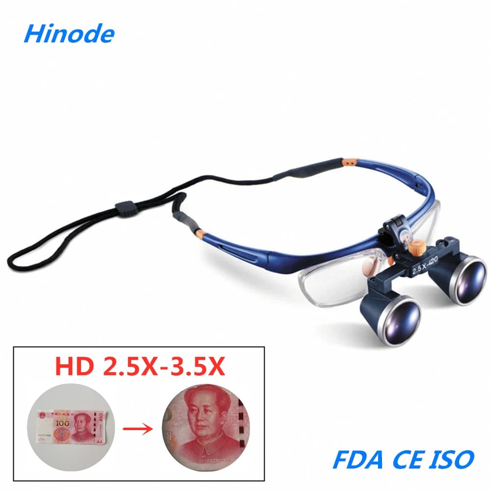2.5X 3.5X Medical Surgical Dental Galileo Binocular Magnifier Loupes Protective Spectacles Glasses FD-503G Industry detection