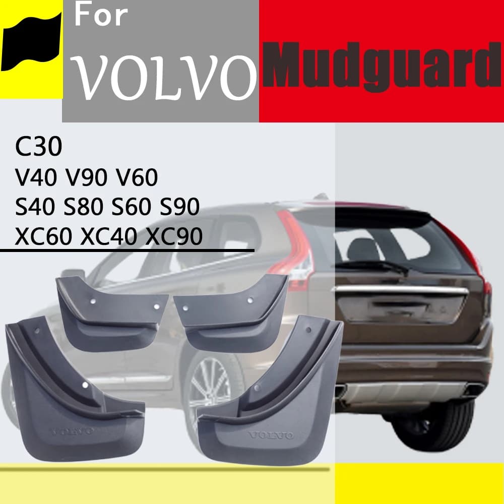 For Volvo XC60 XC40 XC90 S40 S80 S60 S90 V40 V90 V60 C30 mudguards Mud Flaps Splash Guards Mud Flap Fender auto acces