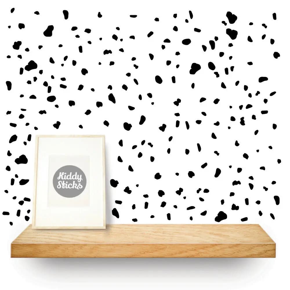 200Pcs Dalmatian Spot Polk Dot Wall Decal Kids Room Baby Nursery Scandinavian Boho Spot Wall Sticker Playroom  Home Decor