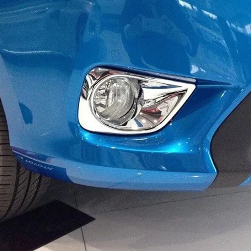 For Toyota Vios/Yaris sedan 2014 2015 2016 Car Styling Accessories ABS Plastic  front fog lamp Light Cover Trim