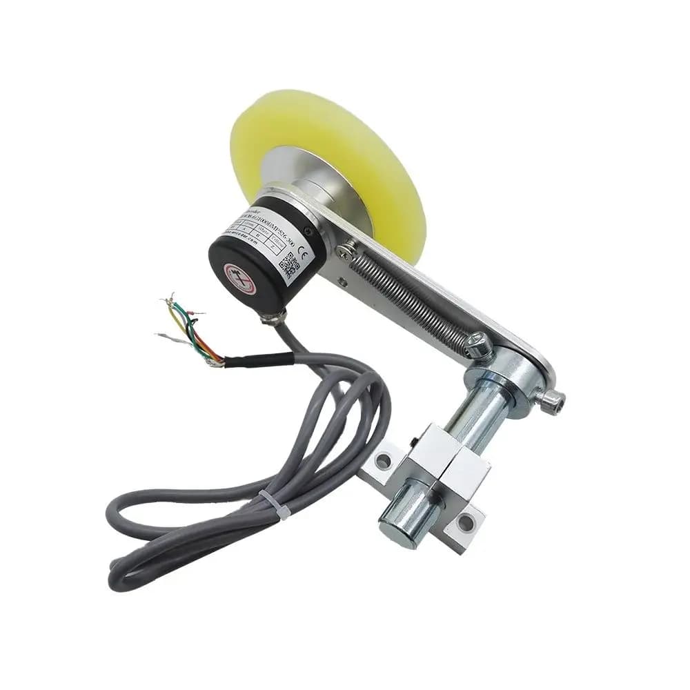 CALT GHW38-06G300BMC526-300 encoder wheel 300mm with mounting bracket for conveyor belt NPN Output