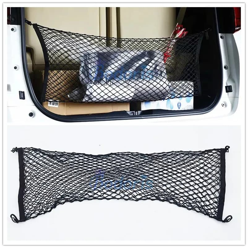 For Nissan Serena C27 2014-2020 Truck Storage Bag Luggage Nets Hook Dumpster Elastic Net Mesh Cover Car Organizer Accessory