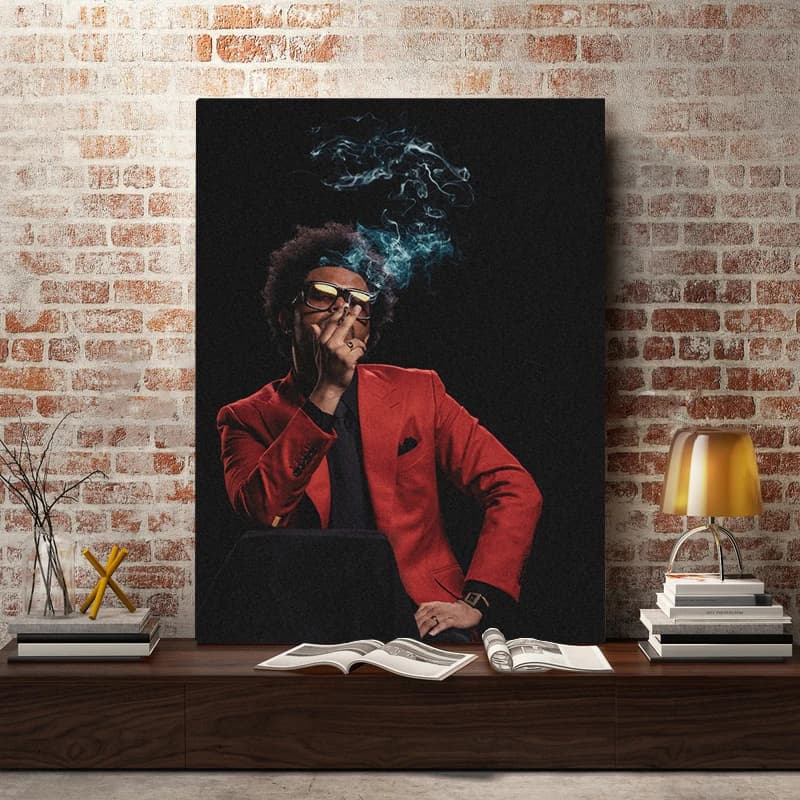the weeknd poster Painting wall Art Canvas for Living room home bedroom study dorm decoration prints