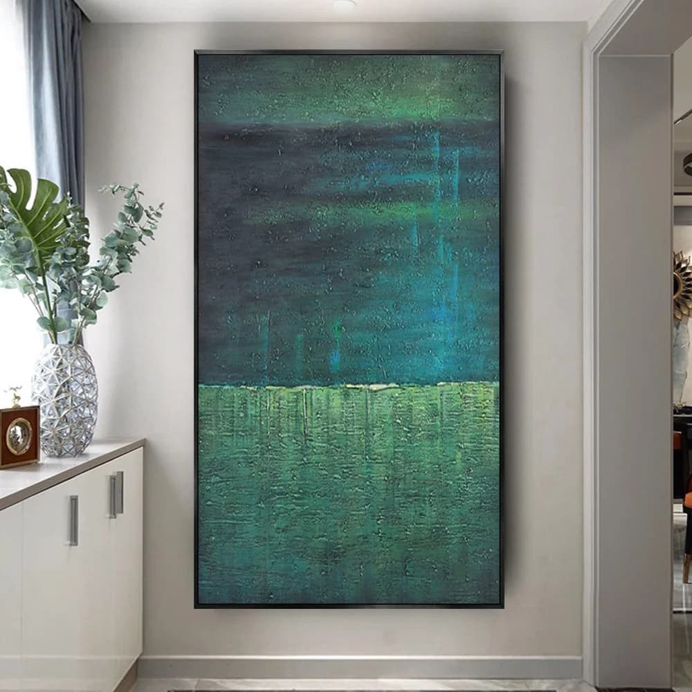High Quality Hand-Painted Abstract Canvas Oil Painting Large Textured Wall Art Modern Living Room Decor Porch Hanging Pictures