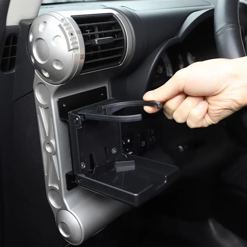 For Toyota FJ Cruiser 07-21 Car Modification Center Console Side Air Conditioning Outlet Under The Water Cup Bracket Accessories