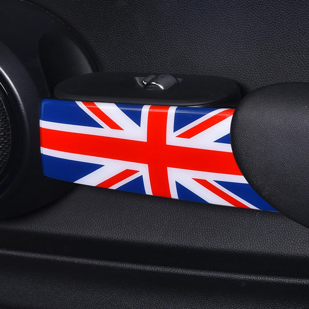 Car Inner Handle Cover Sticker For BMW MINI Cooper One F55 F56 Interior Door Knob Panel Pull Trim Auto Modification Accessories
