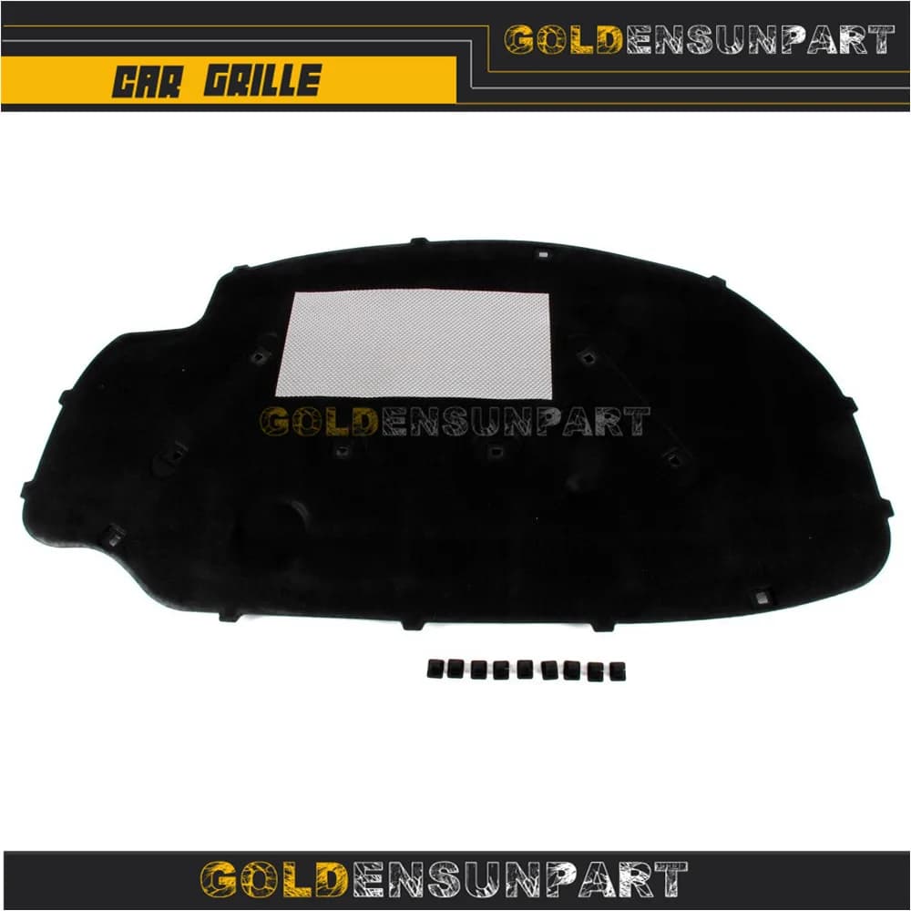 1x Hood Insulation Pad 2005-2010 1K0863831D W/ Rivets 1K0-863-831-D forVW forJetta for Rabbit forGTI