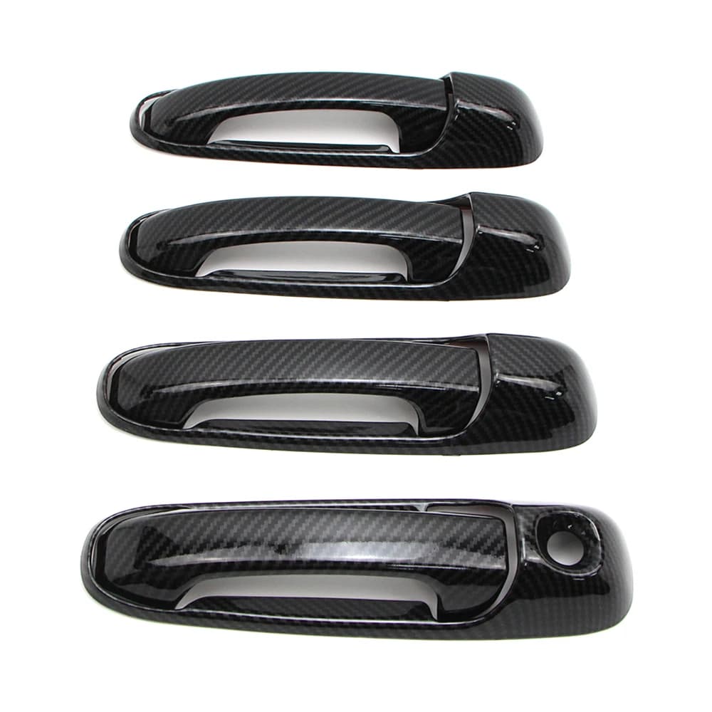 Door Handle Cover Molding Trim for Dodge Dakota 2005-2011 / Durango 2004-2009 Carbon Fiber Style Exterior Decoration Accessories