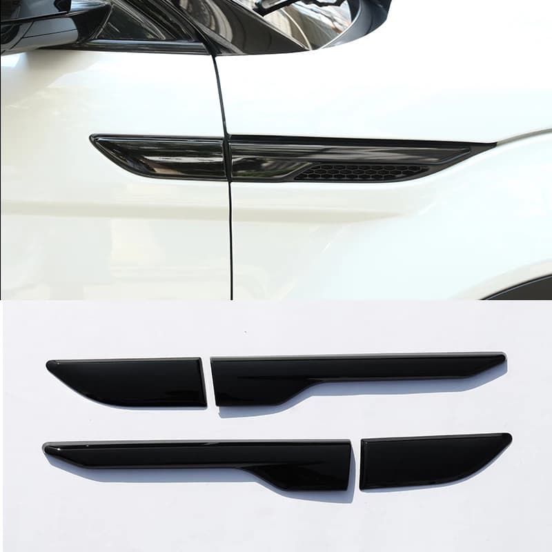 4 Pcs Glossy Black Side Air Vent Outlet Cover Trim For Land Rover Range Rover Evoque 2012-2017 Car Accessories