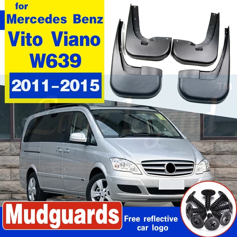 Splash Guards Mud Flaps MudFlaps  For Mercedes-Benz W639 Vito Viano 2011-2015 car Fender Accessories
