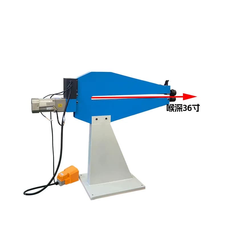 Auto Repair Workshop Use Beading Roller RM36 Deep Throat Electric Rotary Bead Roller Sheet Metal Rotary Machine