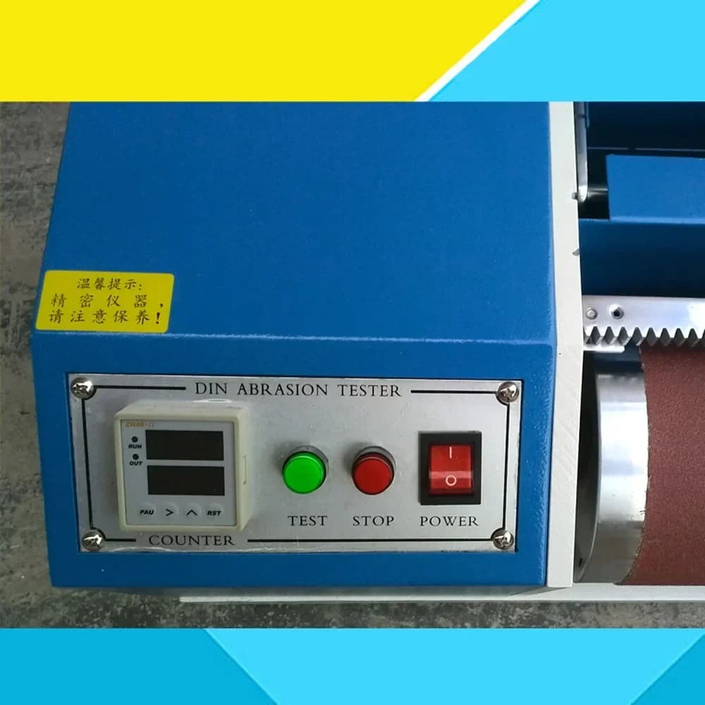 Hot sales Rubber Roller Abrasion Tester Rubber DIN Rubber Tire Abrasion Testing machine