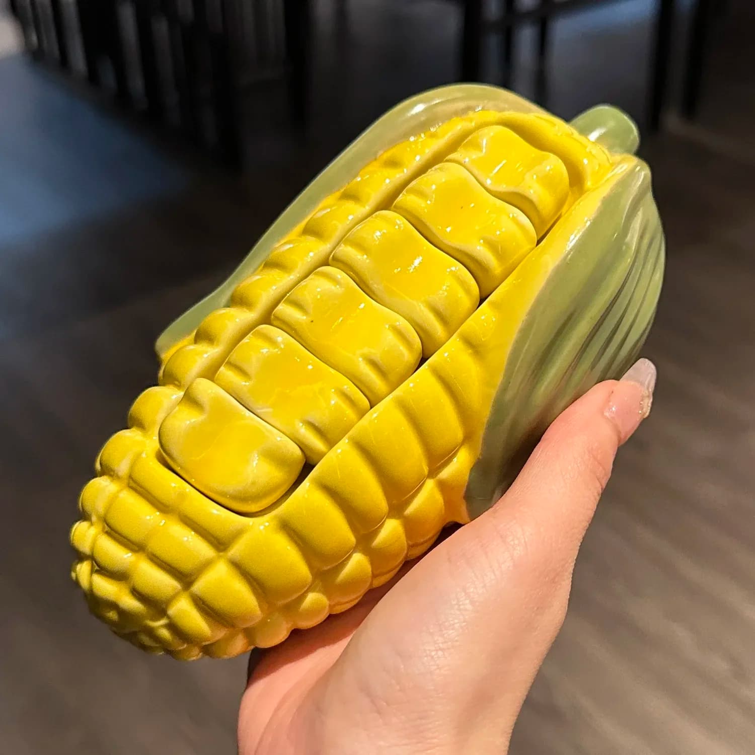 Cute corn chopstick rack, ceramic chopstick rack, home decoration