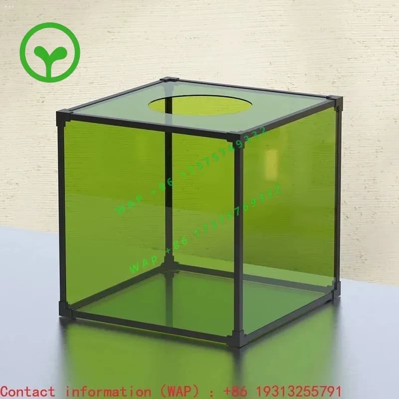 Acrylic lottery box Wedding props lottery ball touch box Creative lucky vote Grab prize box
