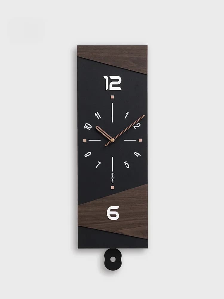 Punch-free modern clock can swing wall clock living room home Creative clock Light luxury decoration wall home decoration