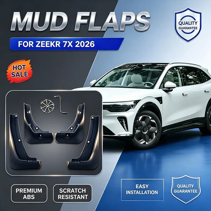 For ZEEKR 7X 2026 4PCS Mud Flaps Splash Guards Front Rear Wheel Fender Mudguards Car Exterior Protection Accessories