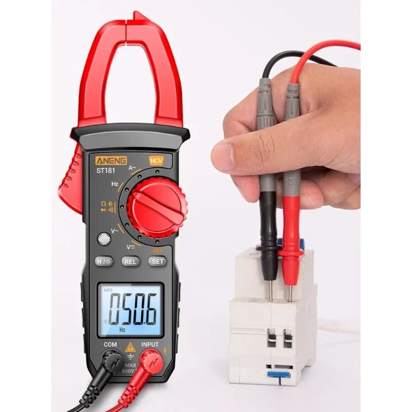 Clamp Meter Digital Multimeter NCV 4000 Counts Current Ammeter Voltmeter Tester ANENG ST181 Car Amp Hz Capacitance Ohm Test Tool