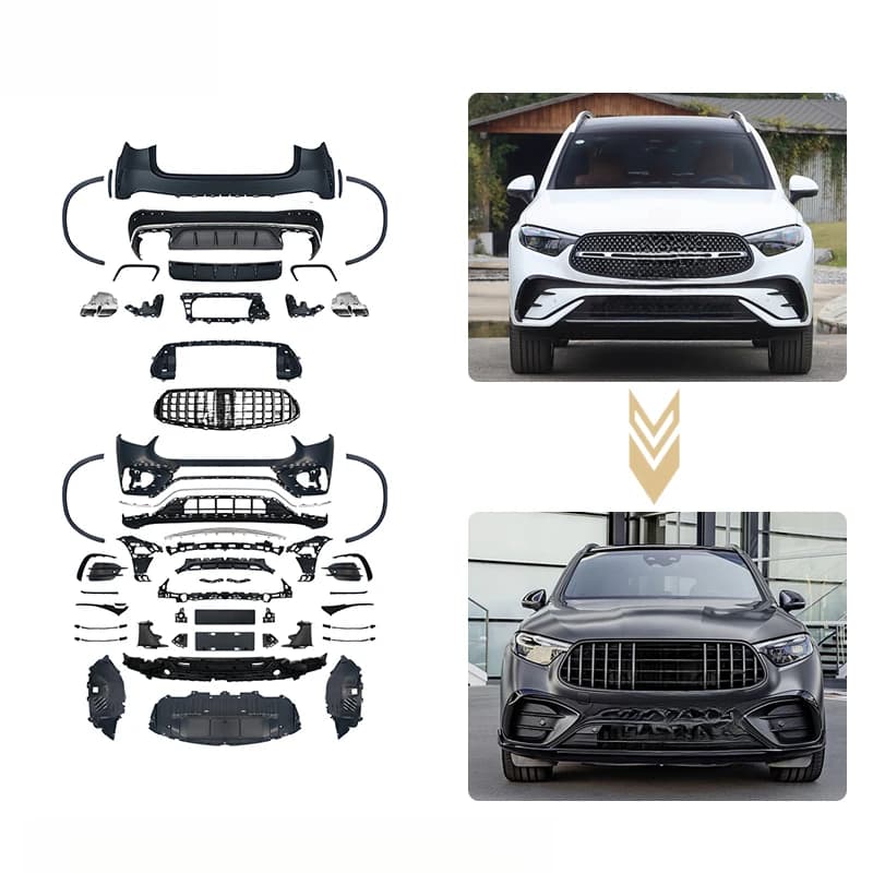 High Quality 63 Style Sport Body Kit Perfect Match Fast Installation For GLC X254 2023+ Exterior Upgrade Parts