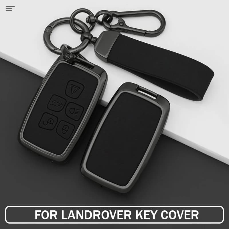 For Land Rover Range Rover Sport Evoque Freelander 2 Metal Car Key Protective Case Funda LLave Car Gadgets Carcasa Llavero