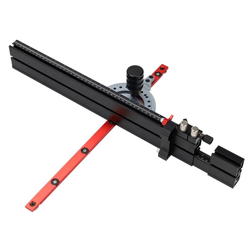 TN-1122F Woodworking miter gauge table saw band saw adjustable angle push ruler push handle wood board sawing auxiliaryequipment