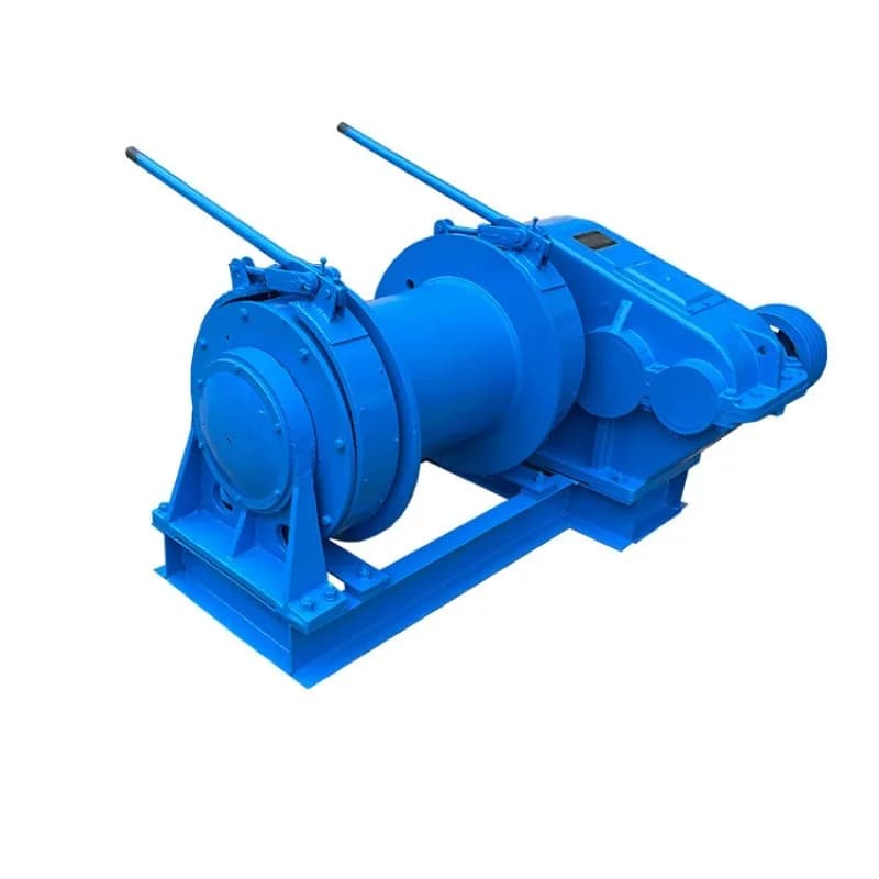 Fast slip for pulling wood pile driver cableway transportation planetary hoist