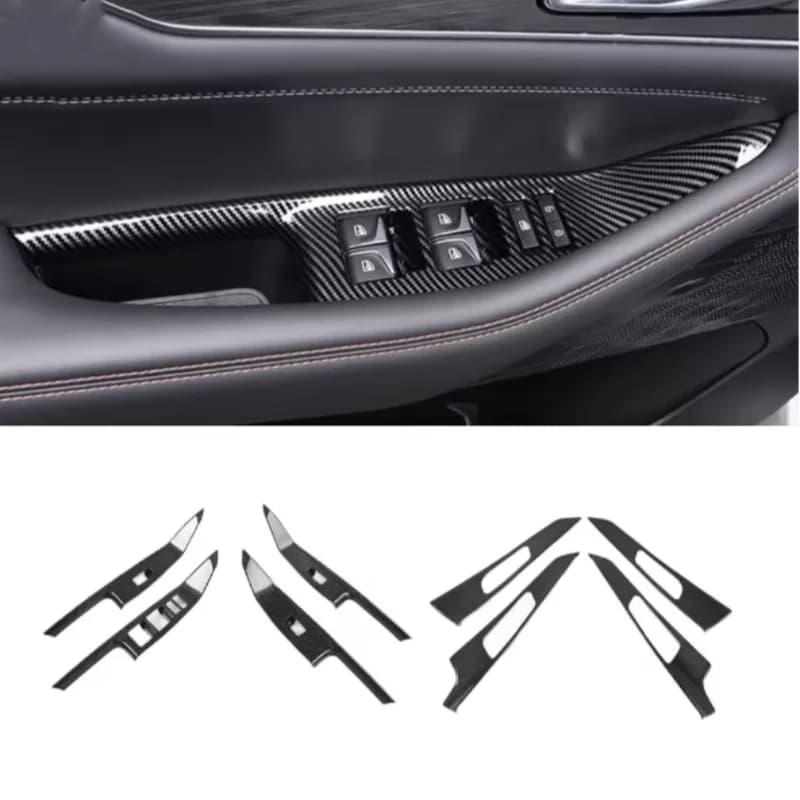 For Changan UNI-K 2021-2023 Accessorie Car Door Handle Armrest Window Trim Glass Lift Switch Cover Decor Anti Scratch Panel