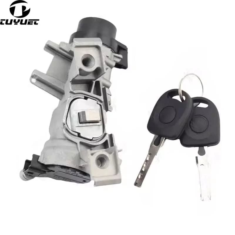 Ignition Lock Switches Bracket for VW Volkswagen Magotan Tiguan Passat Sagitar Octavia Skoda Ignition Lock Set with 2 Blank key