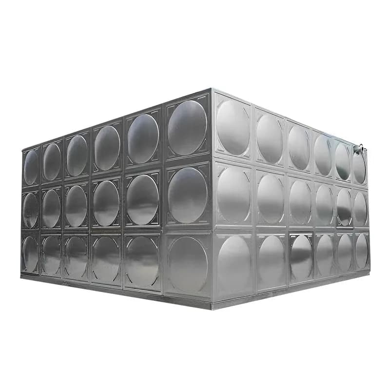 Square stainless steel water tank integrated die-casting forming plate industrial water commercial thickened
