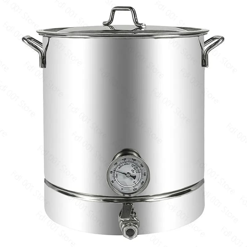 Stainless steel household beer barrel with faucet enzyme barrel temperature control grape cooling fermentation