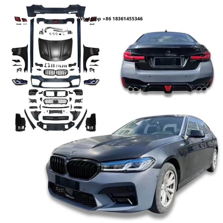 2026 New Arrival Body Kit for  5 Series F10 2010-2015 Upgrade to F90 G30 LCI M5CS Style Front Rear Bumper Assembly Side Skirt