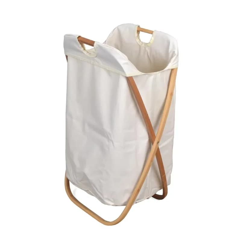 Laundry basket folding dirty clothes storage basket removable liner bag portable laundry sorter