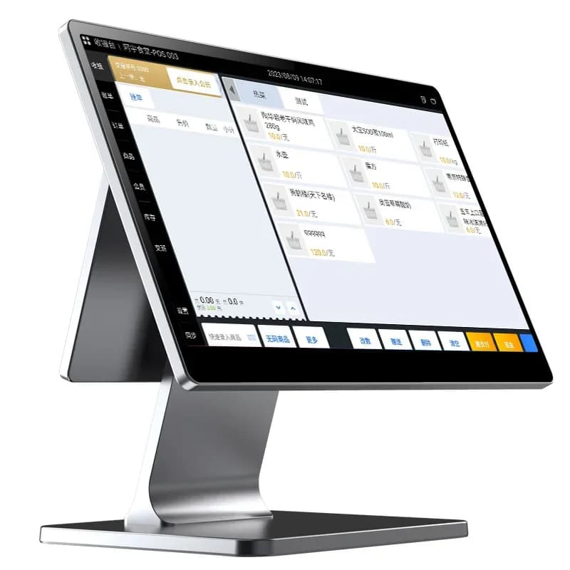 Catering milk tea fruit weighing, code scanning machine, cashier system, takeaway, multi-function