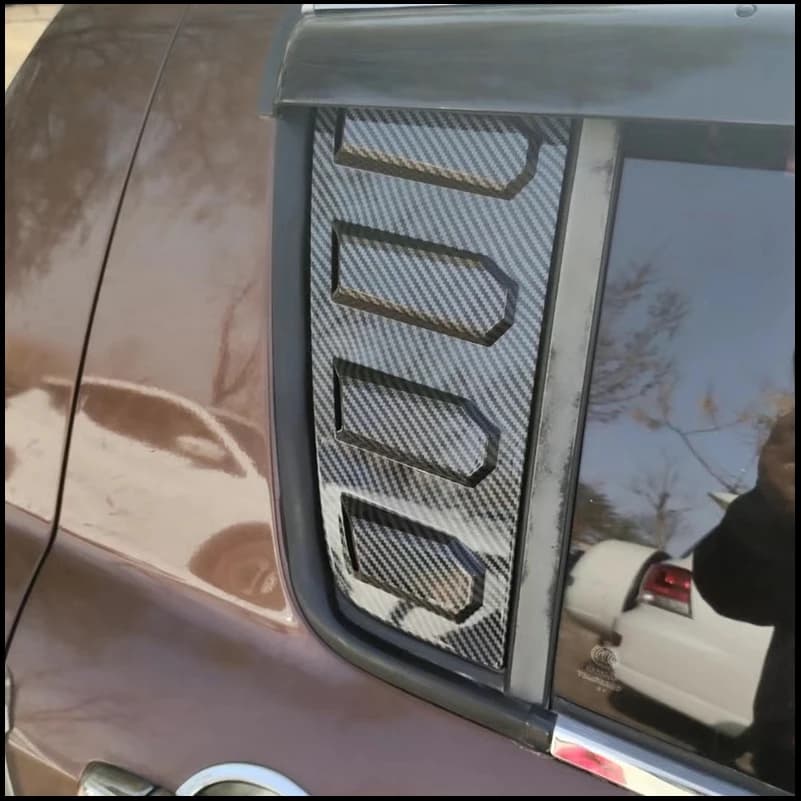 Car Styling For Suzuki Swift 2005-2010 4 Doors Rear Window Shades Shutter Louver Vent Scoop Cover Trim Auto Accessories