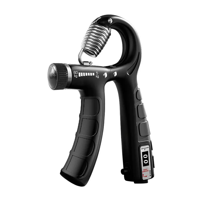 HV-380 Professional Men's Adjustable Straight Metal Rubber-Coated Grip Strength Device for Wrist Arm Muscle Training Universal