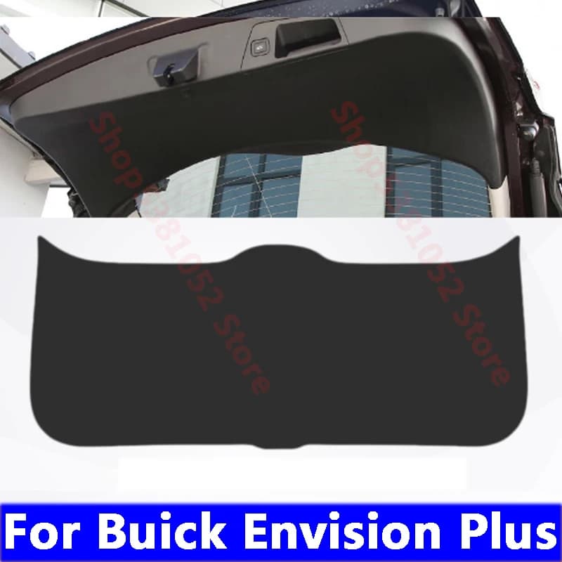 For Buick Envision Plus 2021-2025 Car Trunk Tailgate Protection Pad Trunk PU Leather Anti-dirty Decorative Pad Accessories