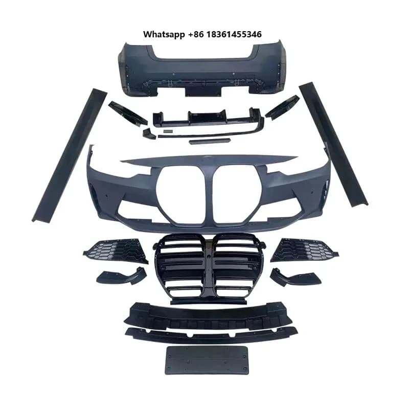 High quality For Car Body Kit Front Rear Bumper Side Skirts Upgrade  Bodykit