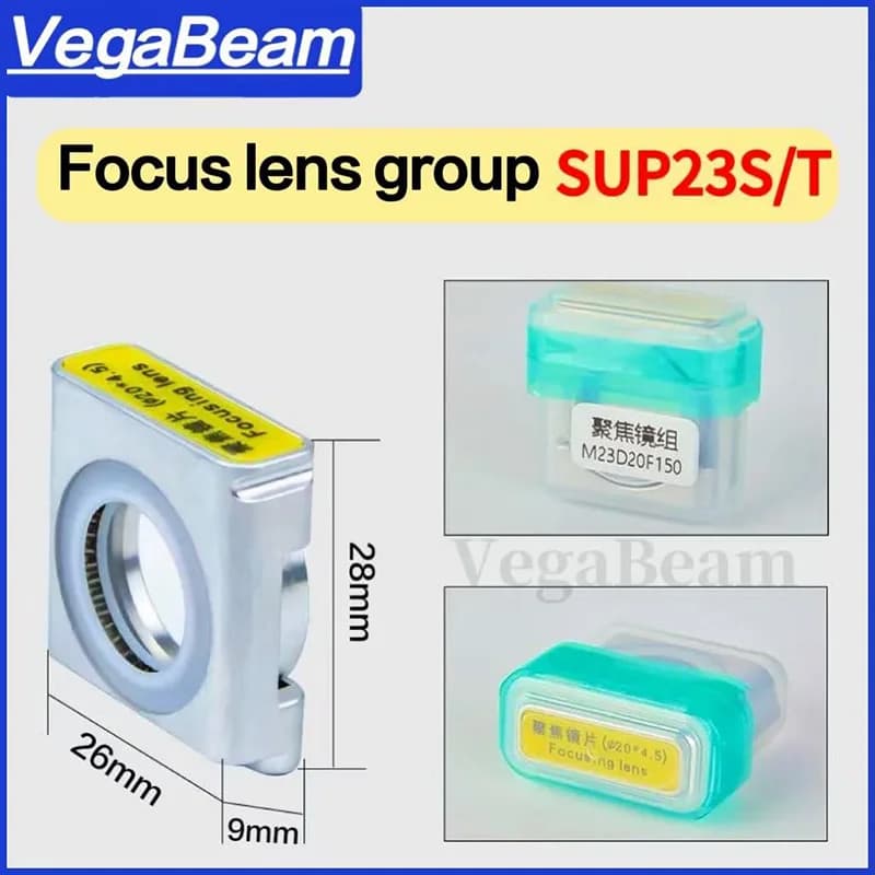 CQWY SUP21T SUP23T Laser Welding Gun D20F150 Focusing Lens Assembly D18x2 Protective Lens Drawer SUP Cleaning Dust Cover Module