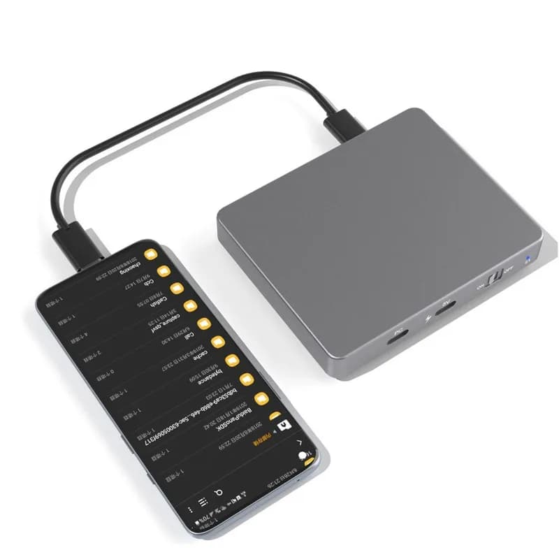 M.2 solid state nvme hard disk cross-border dual mobile hard  box m.2 to USB/Typec external hard disk