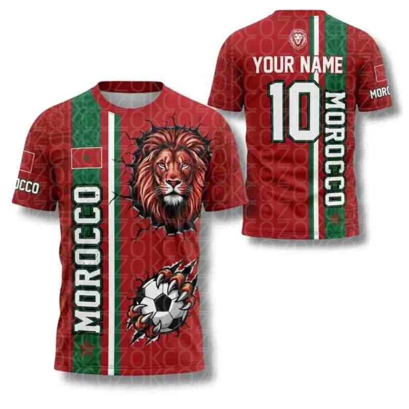 Custom Lion Team Football Jersey for Men Women Football Short Sleeves T-shirts Athletic Tee Shirts